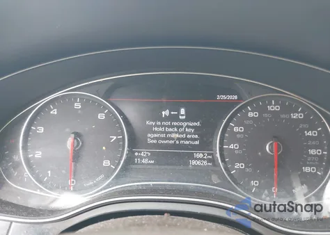 2013 Audi A6 3.0T Premium из США, поврежденный, VIN WAUHGAFC6DN147242